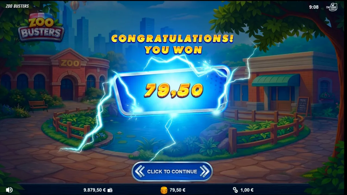 Cena vibrante e punk do slot Zoo Busters com animais rebeldes